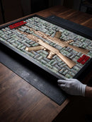 Quadro AK Gold Hustle | 107×74 cm