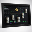 Quadro Crypto milionário
