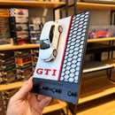 Porta Chaves GTI Branco + Miniatura 1:36
