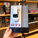 Porta Chaves GTI Branco + Miniatura 1:36