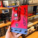 Porta Chaves Porsche GT3 RS vermelho + Miniatura 1:36