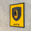 Quadro 911 992 GT3 com Miniatura Licenciada 1:43