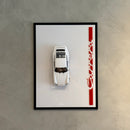 Quadro Carrera 2.7 com Miniatura Licenciada 1:24